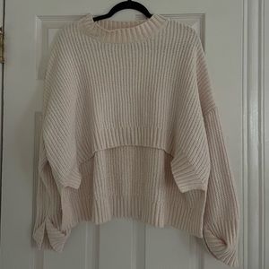 White Princess Polly knit sweater